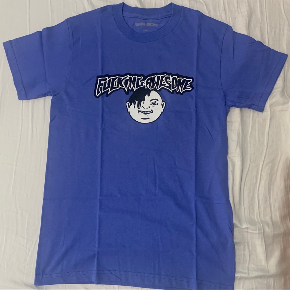 Fucking Awesome Royal Blue Logo Tee Shirt